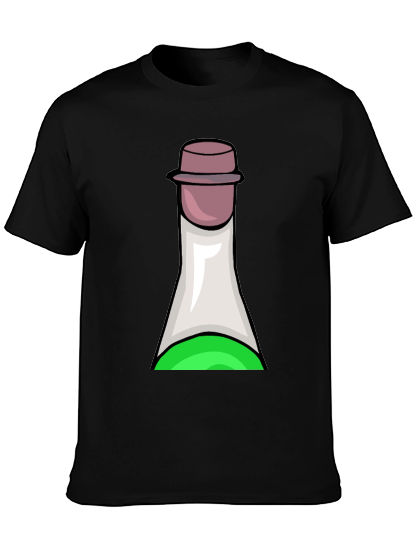 Potion Bottle Graphic Tee - Soft Black T-Shirt