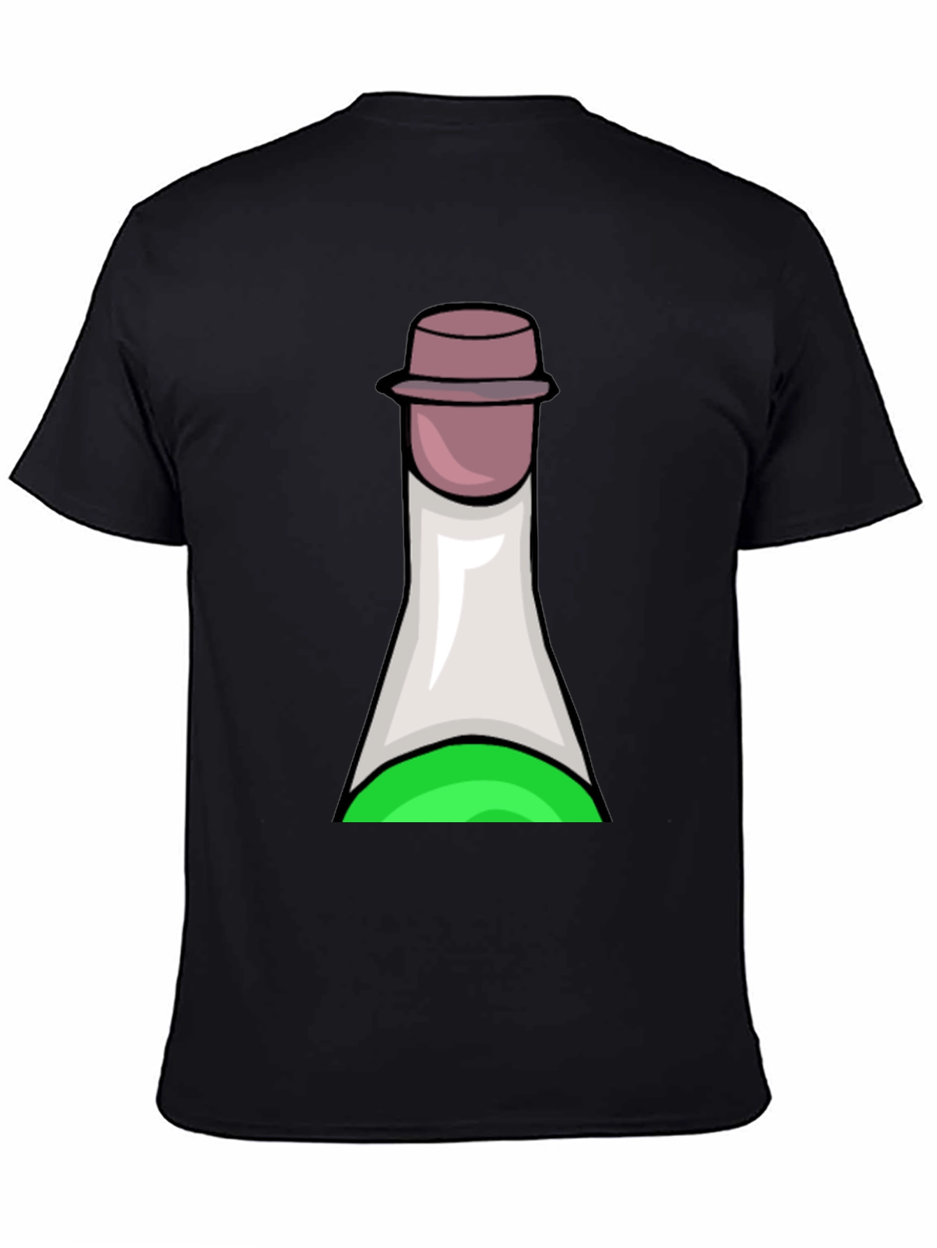 Potion Bottle Graphic Tee - Soft Black T-Shirt