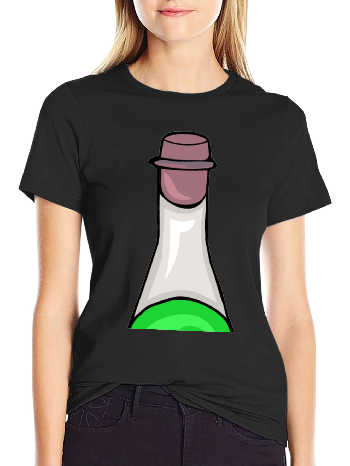 Potion Bottle Graphic Tee - Soft Black T-Shirt