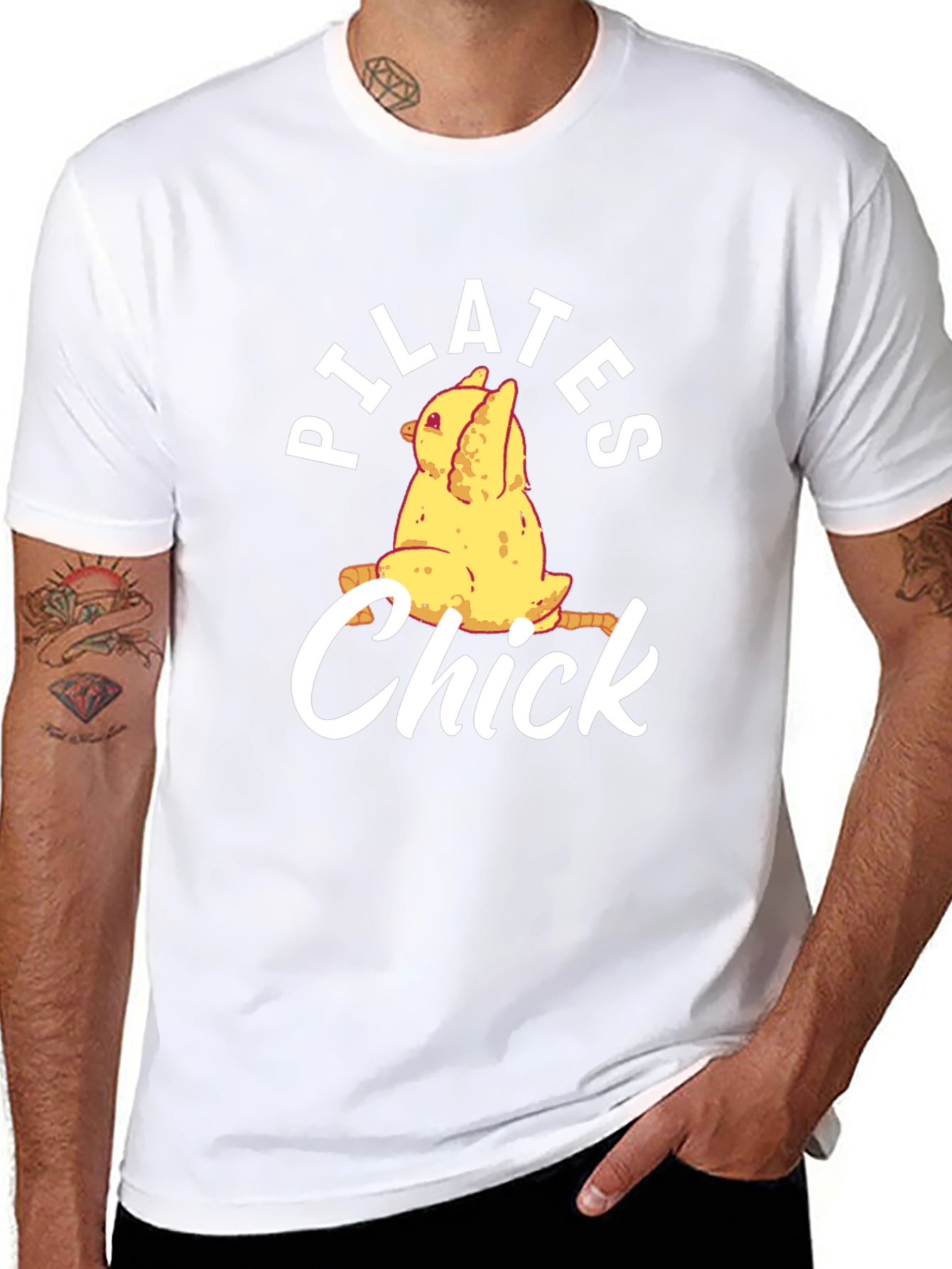 Pilates Chick T-Shirt: Yoga Humor Tee