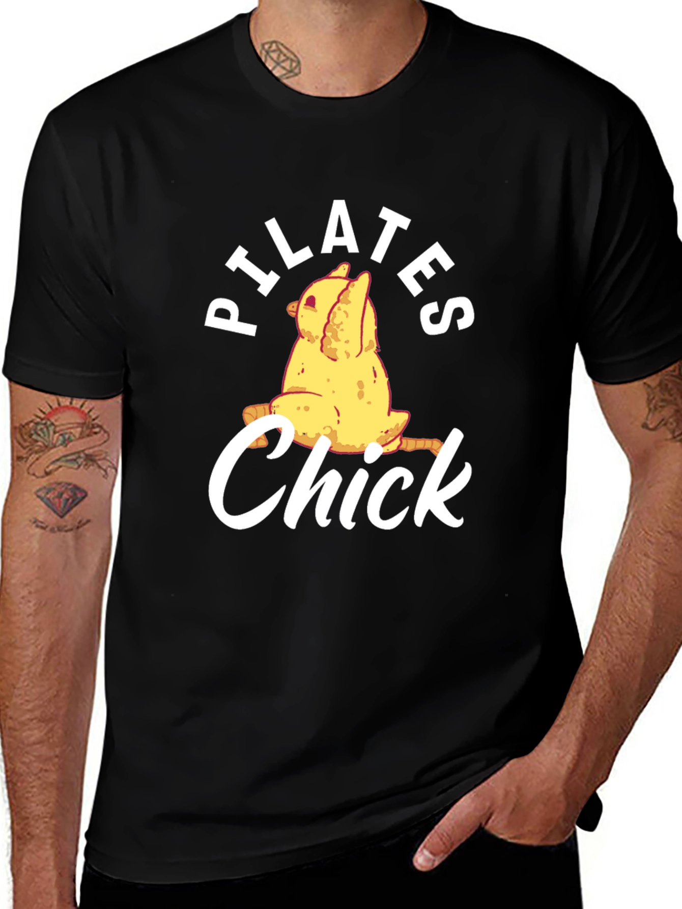 Pilates Chick T-Shirt: Yoga Humor Tee