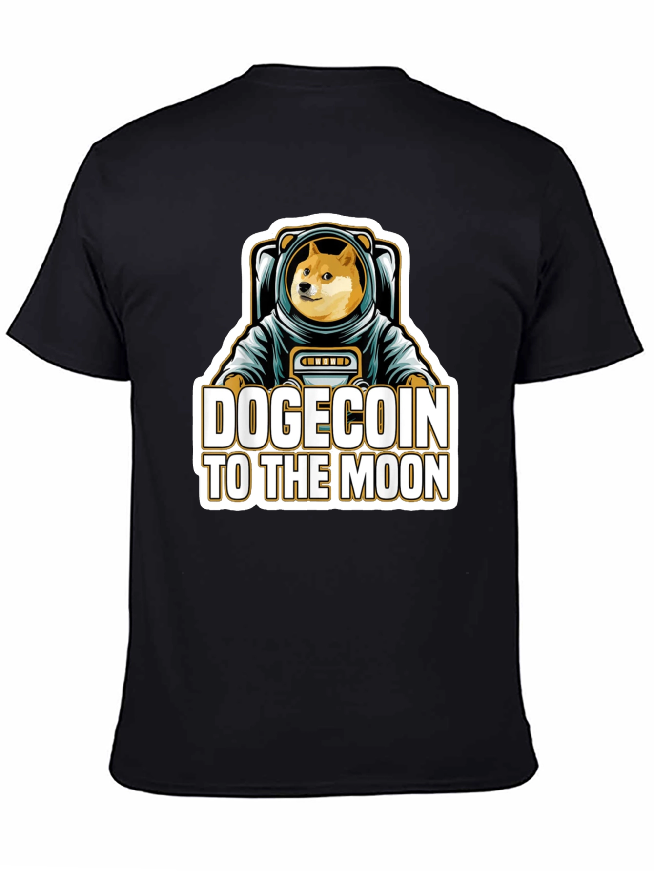Dogecoin To The Moon T-Shirt - Crypto Astronaut Tee