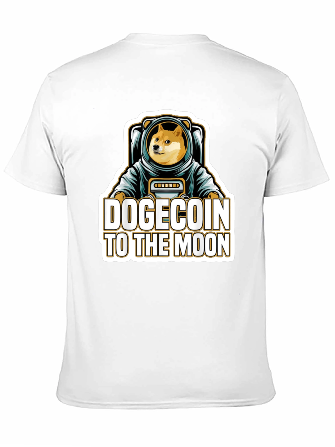 Dogecoin To The Moon T-Shirt - Crypto Astronaut Tee
