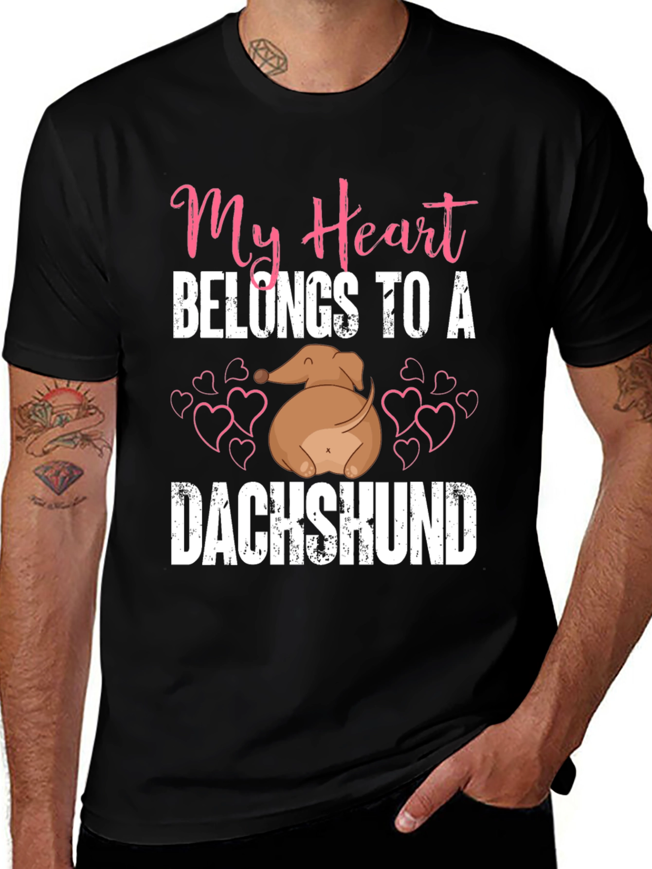 My Heart Belongs to a Dachshund T-Shirt