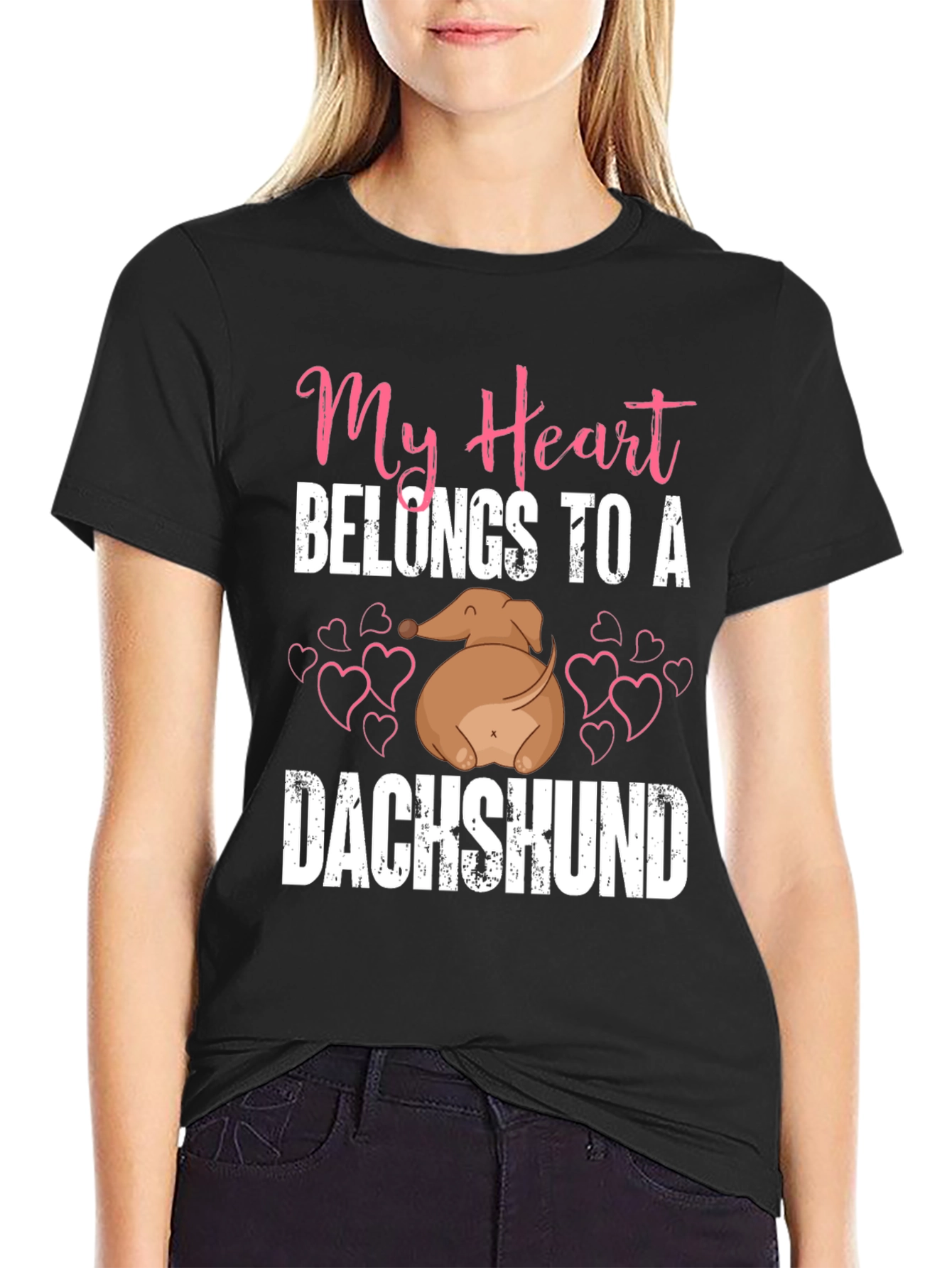 My Heart Belongs to a Dachshund T-Shirt