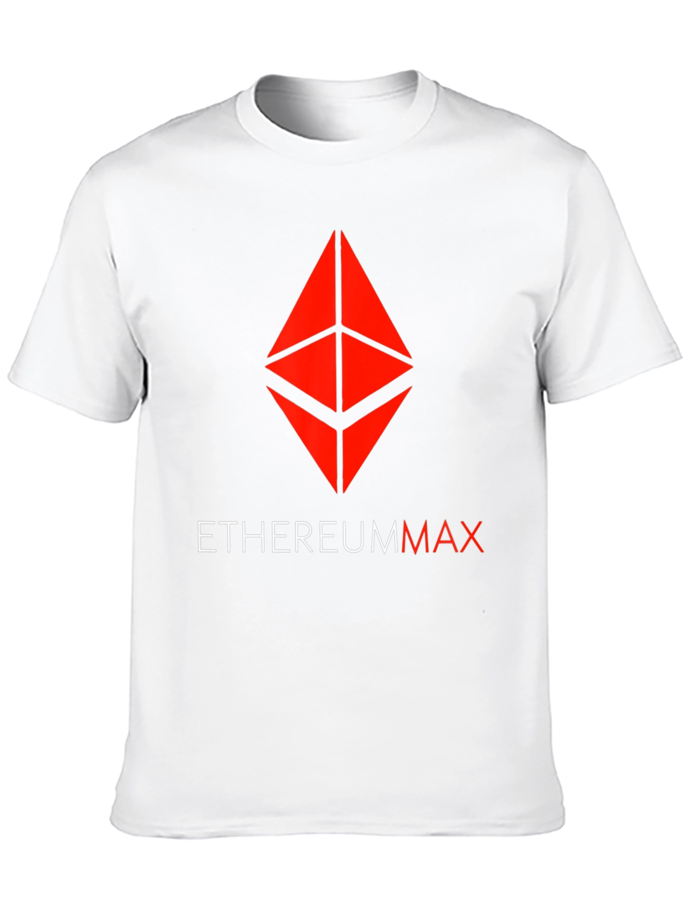 Ethereum Max Logo T-Shirt Crypto Black Tee