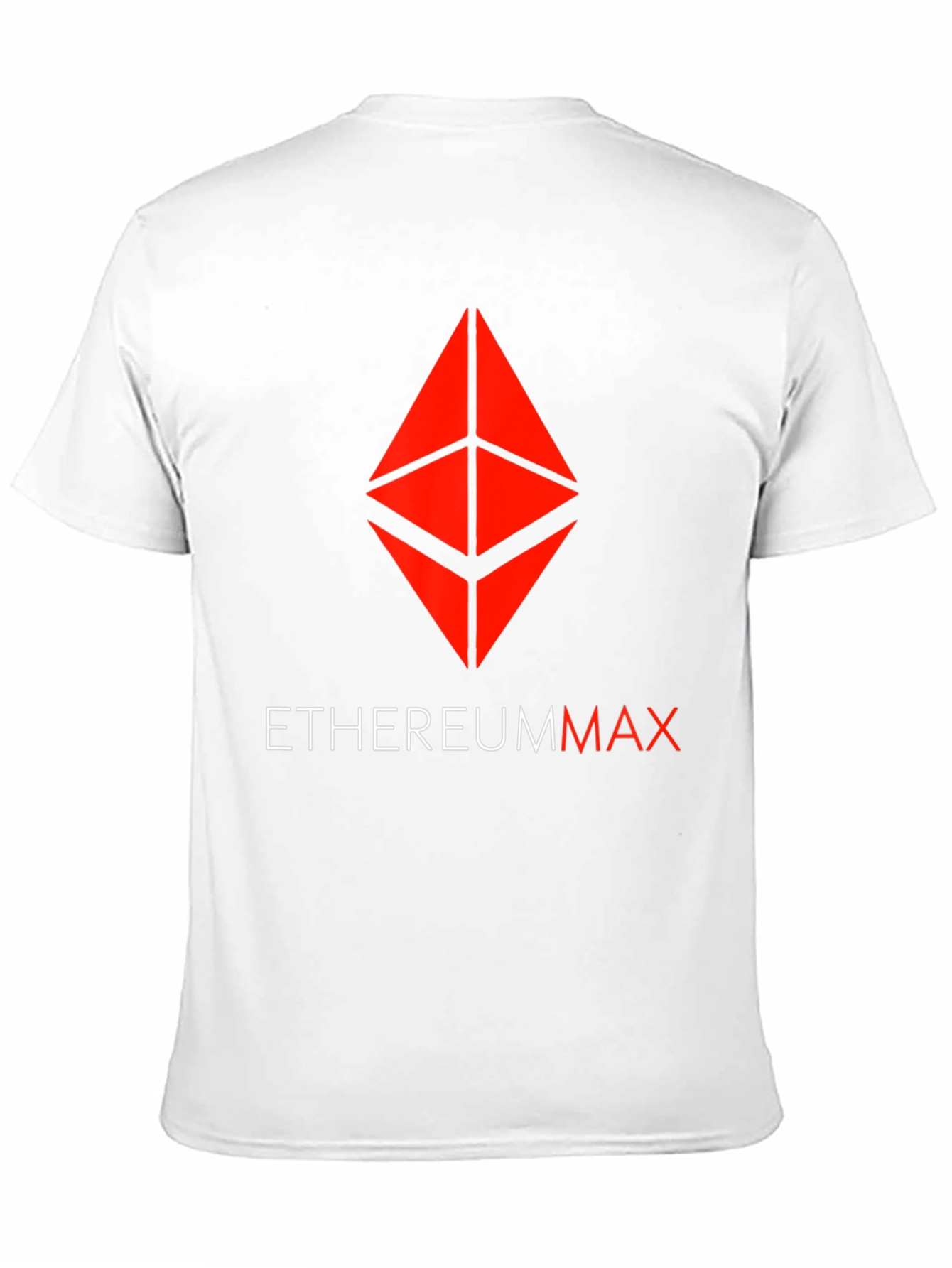 Ethereum Max Logo T-Shirt Crypto Black Tee