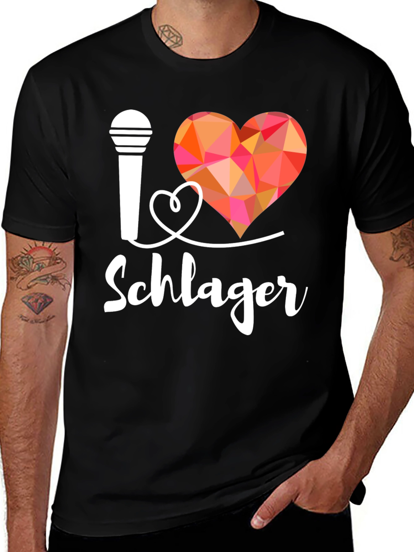 I Love Schlager Music Shirt