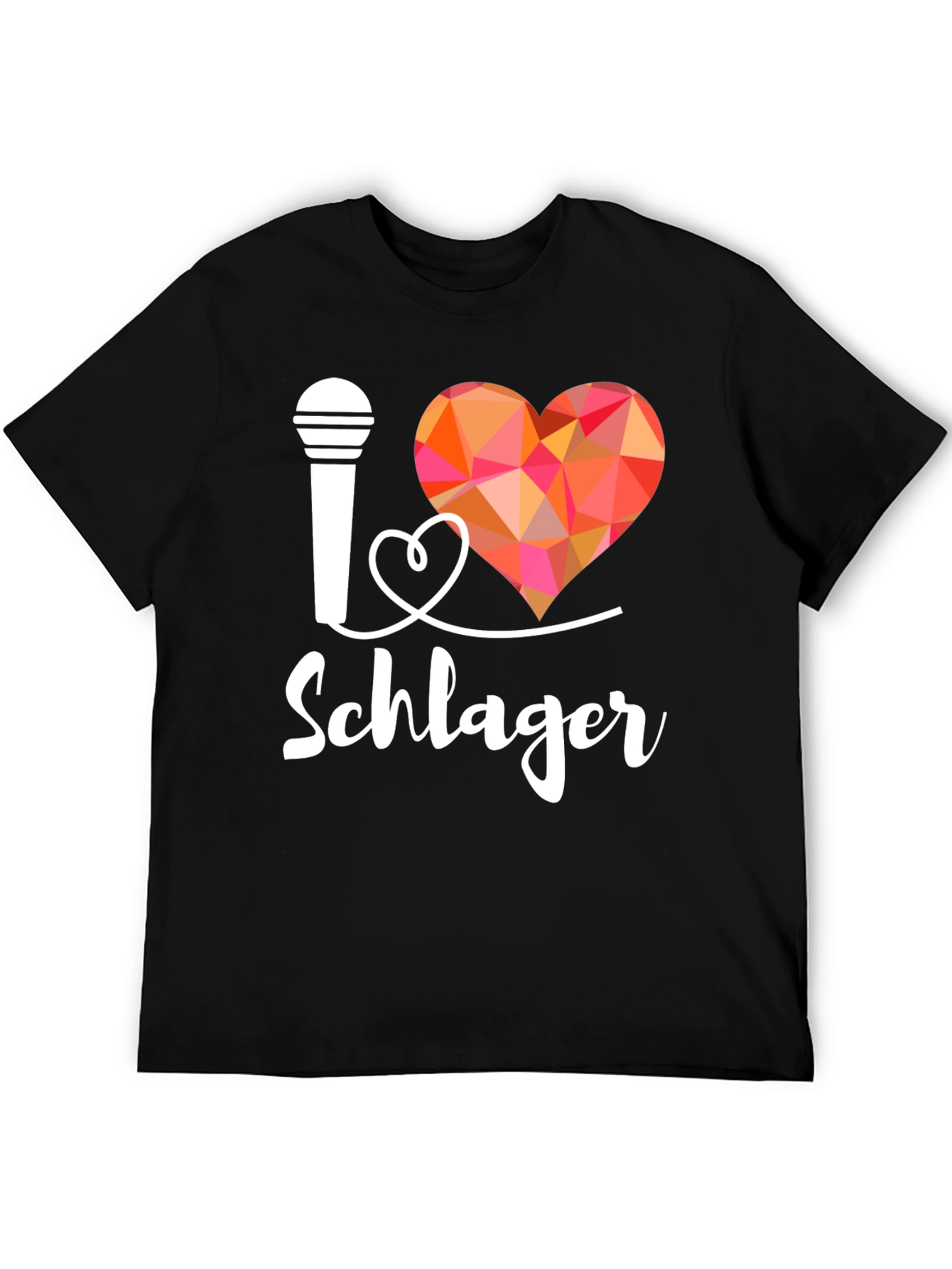 I Love Schlager Music Shirt