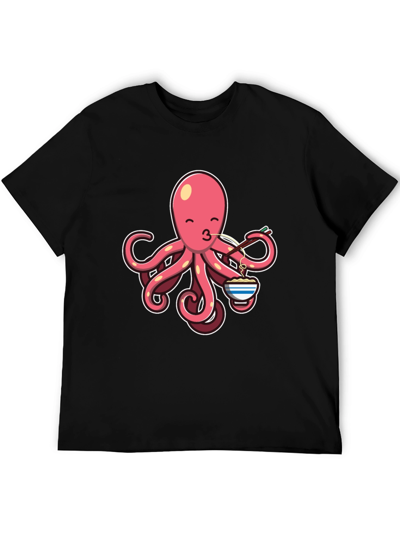 Octopus Ramen Lover T-Shirt - Cute Foodie Tee
