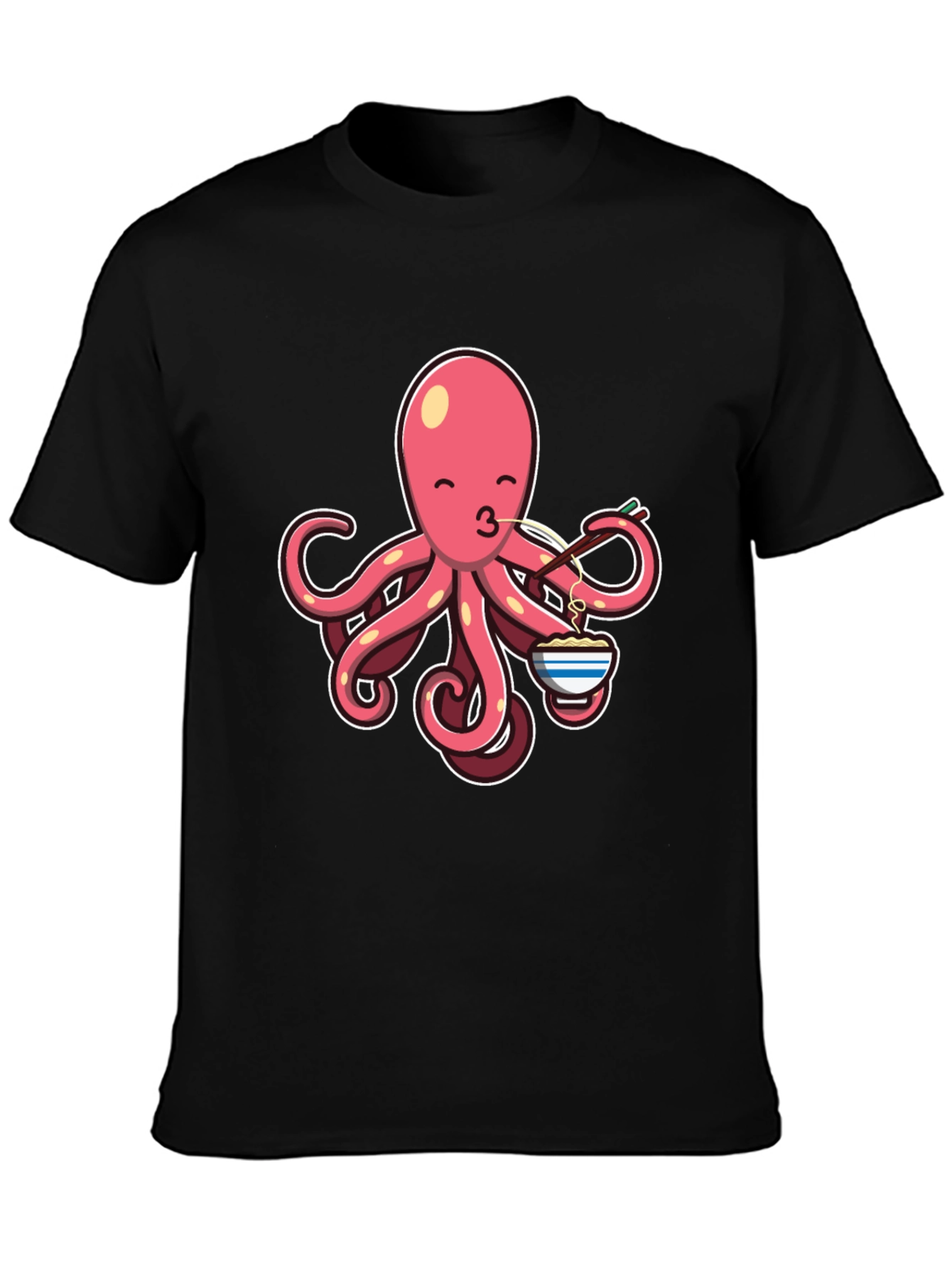 Octopus Ramen Lover T-Shirt - Cute Foodie Tee