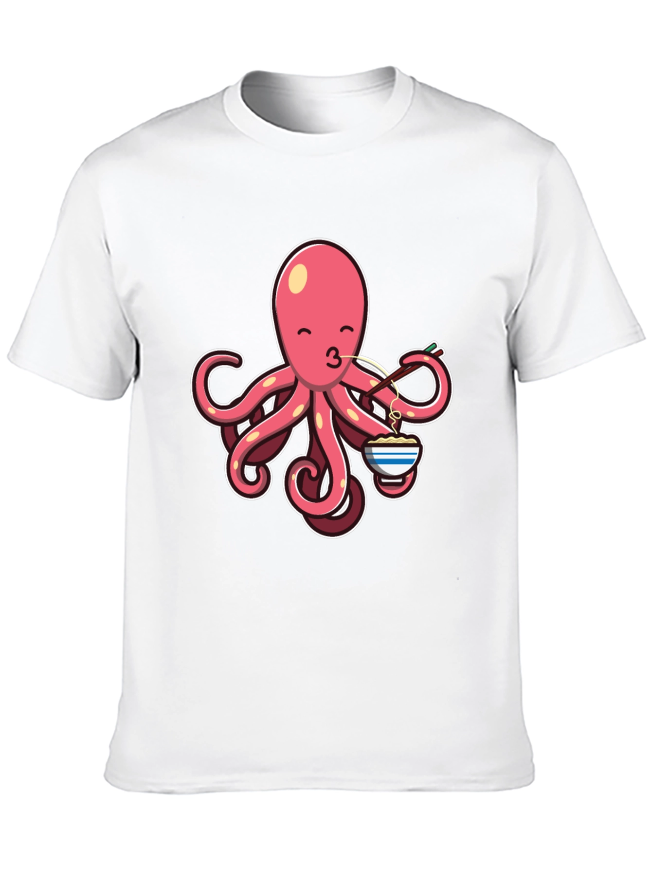 Octopus Ramen Lover T-Shirt - Cute Foodie Tee