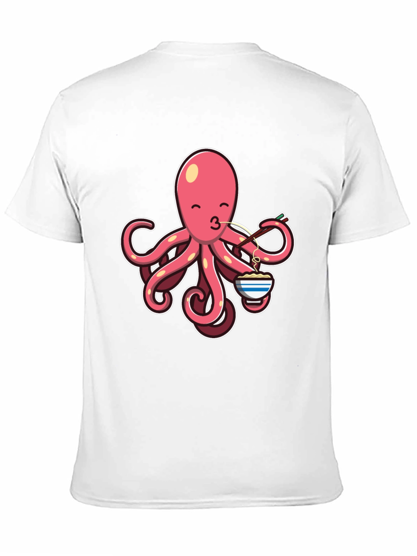 Octopus Ramen Lover T-Shirt - Cute Foodie Tee
