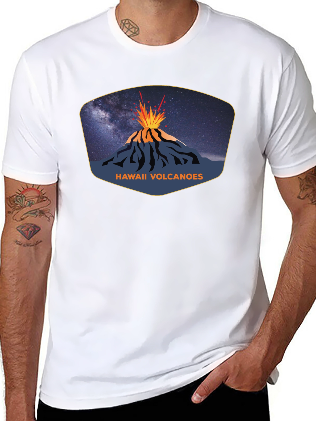 Hawaii Volcanoes Tee - Island Style