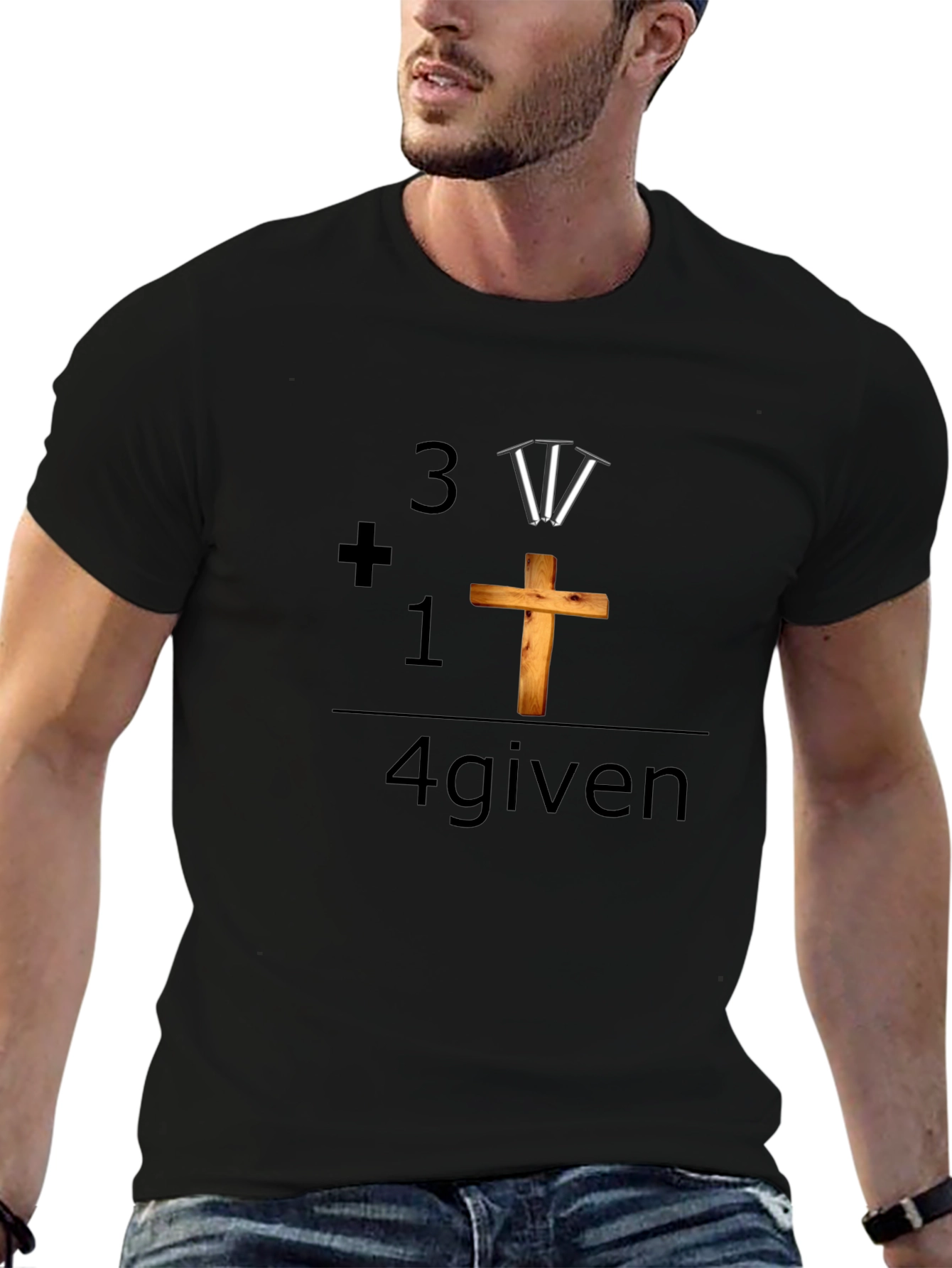 4given Graphic T-Shirt - Religious Faith Based Apparel