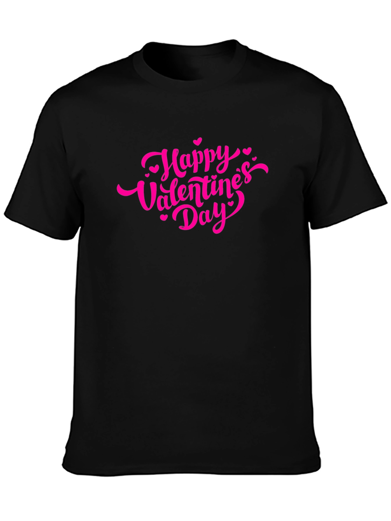 Valentines Day Black T-Shirt