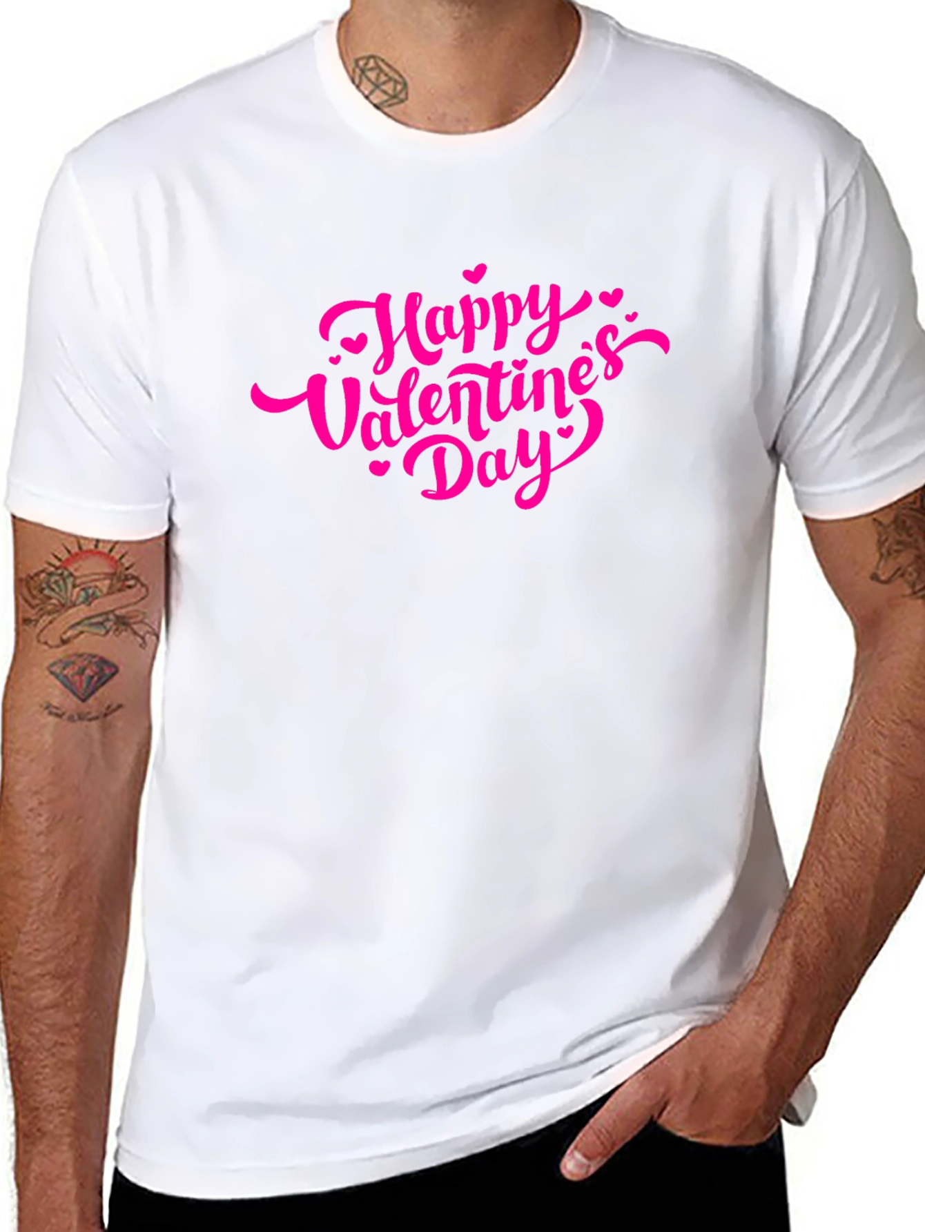Valentines Day Black T-Shirt