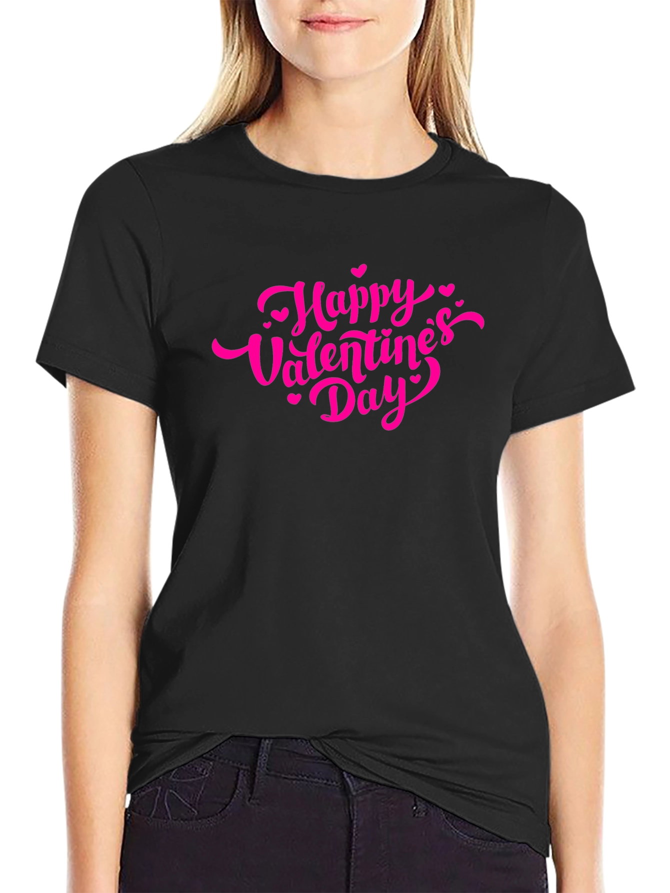 Valentines Day Black T-Shirt