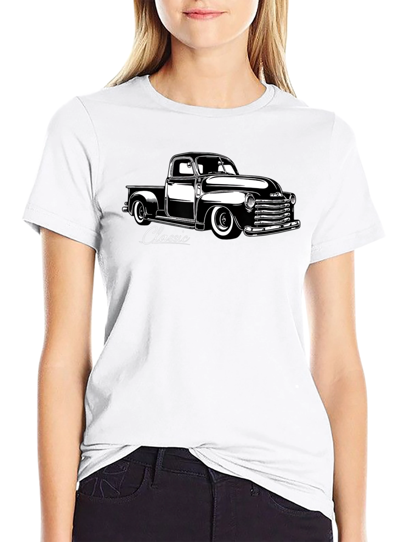 Classic Truck Graphic Tee - Black