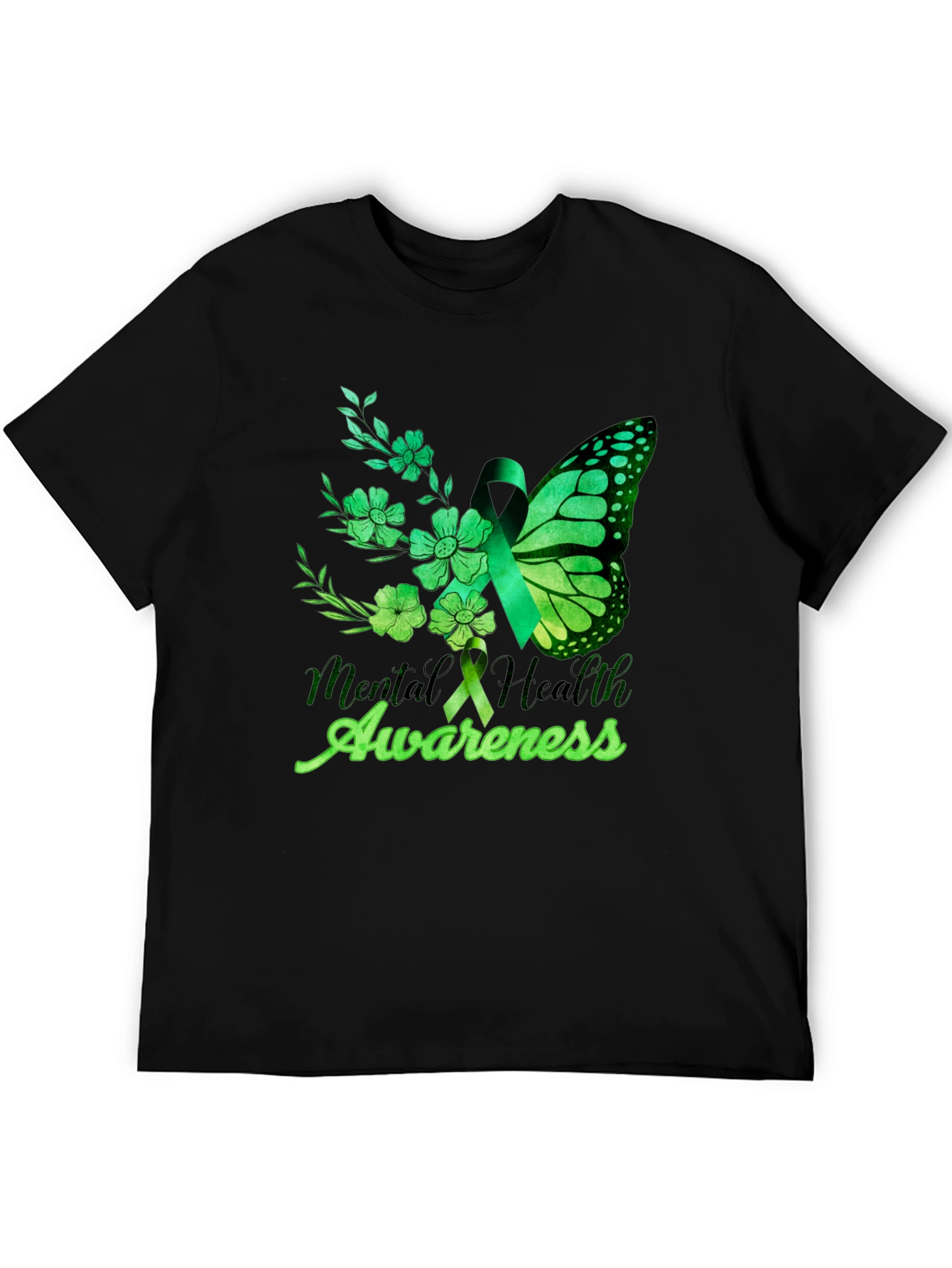 Mental Health Awareness Butterfly T-Shirt