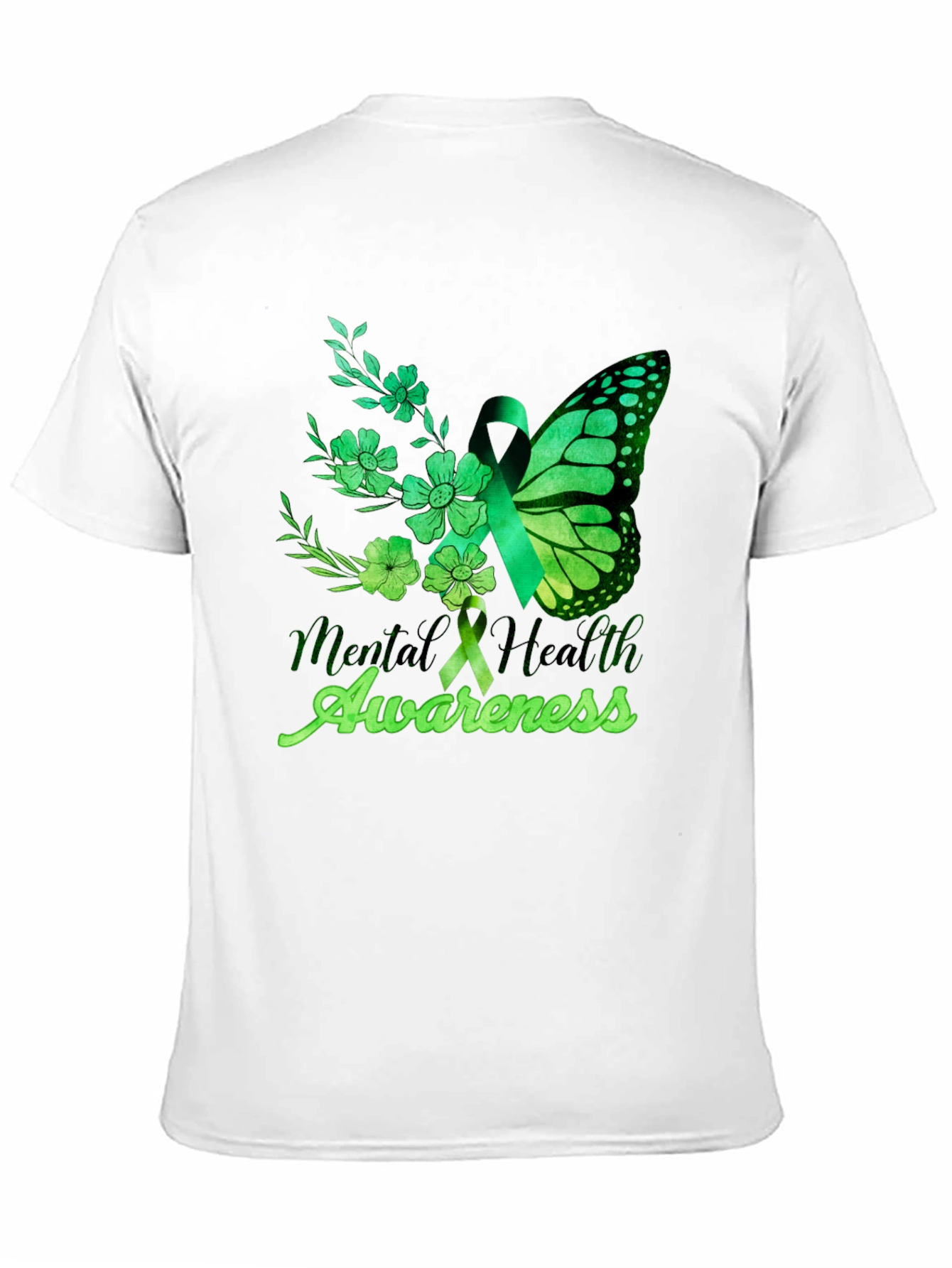 Mental Health Awareness Butterfly T-Shirt