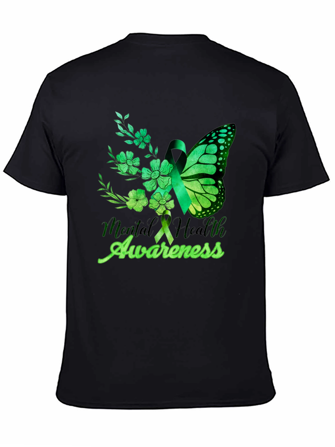Mental Health Awareness Butterfly T-Shirt