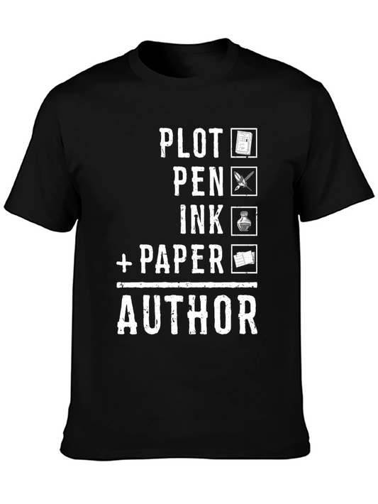 Author Checklist Graphic T-Shirt