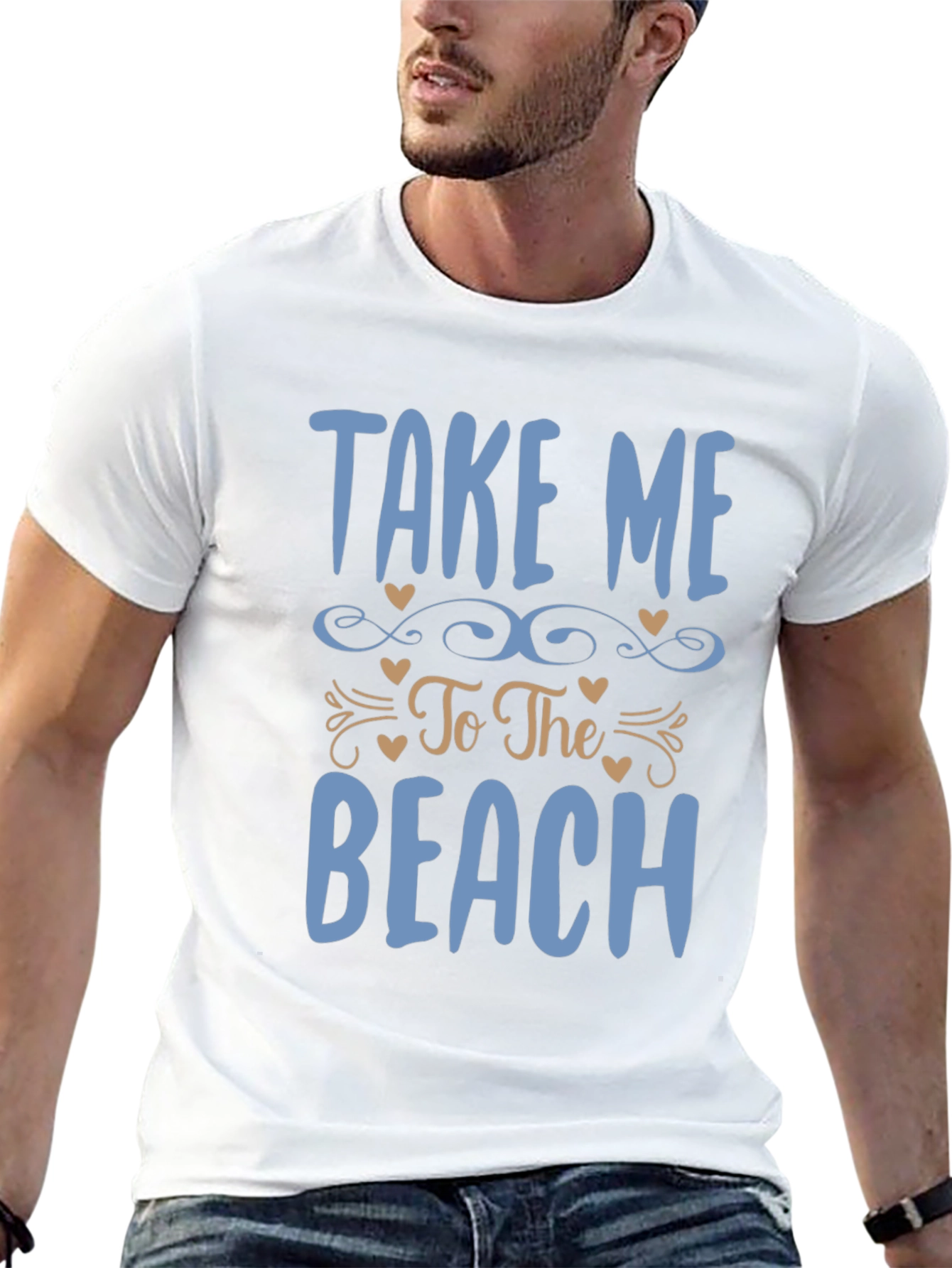 Take Me To The Beach Mens T-Shirt
