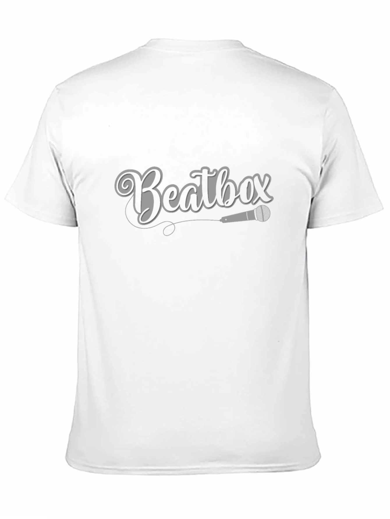 Beatbox Microphone Graphic Black T-Shirt