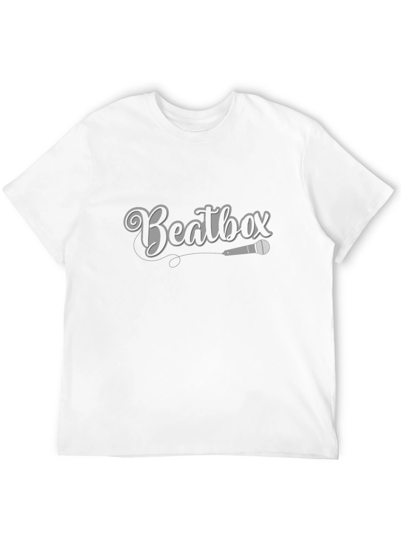 Beatbox Microphone Graphic Black T-Shirt