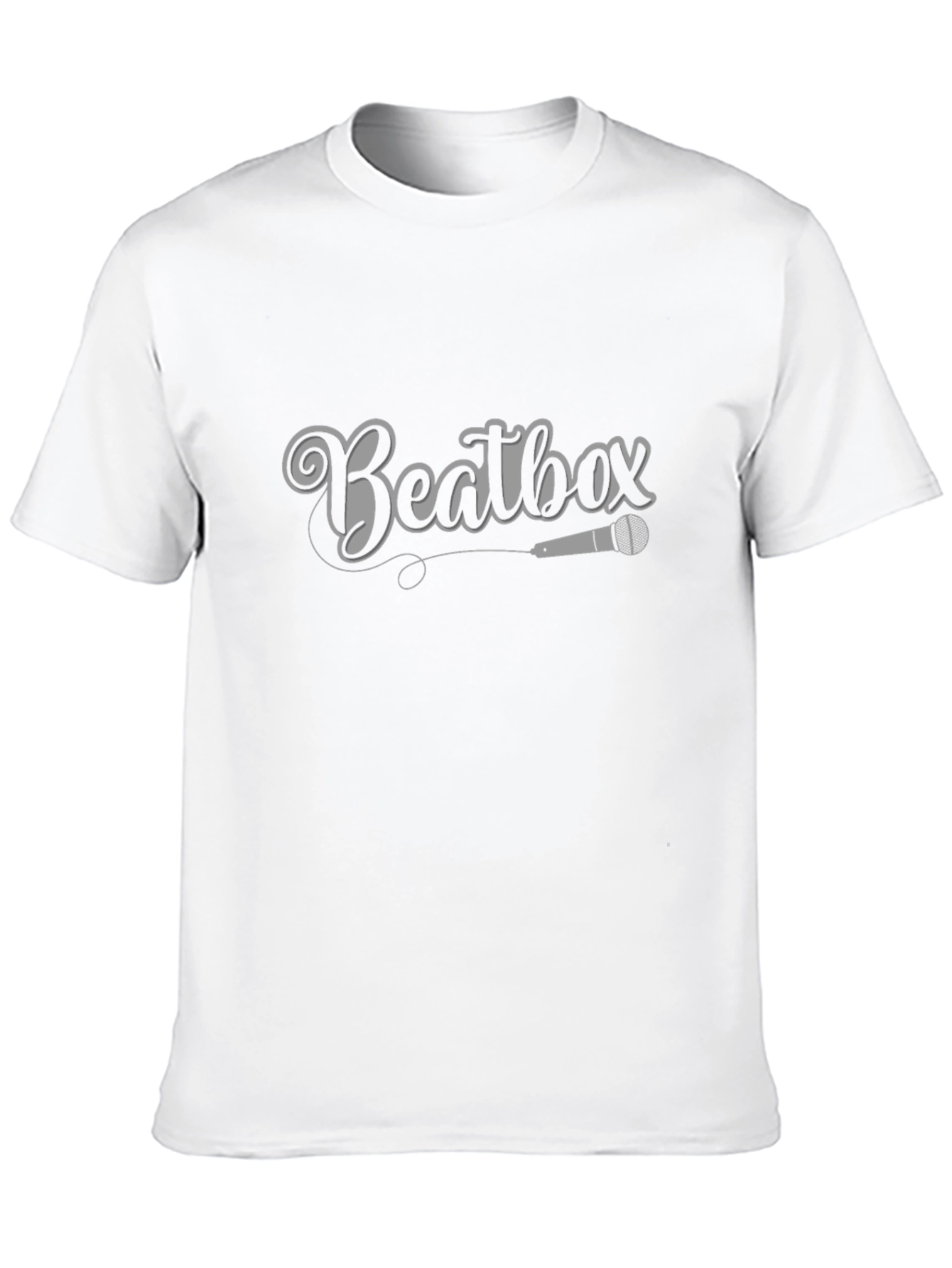 Beatbox Microphone Graphic Black T-Shirt