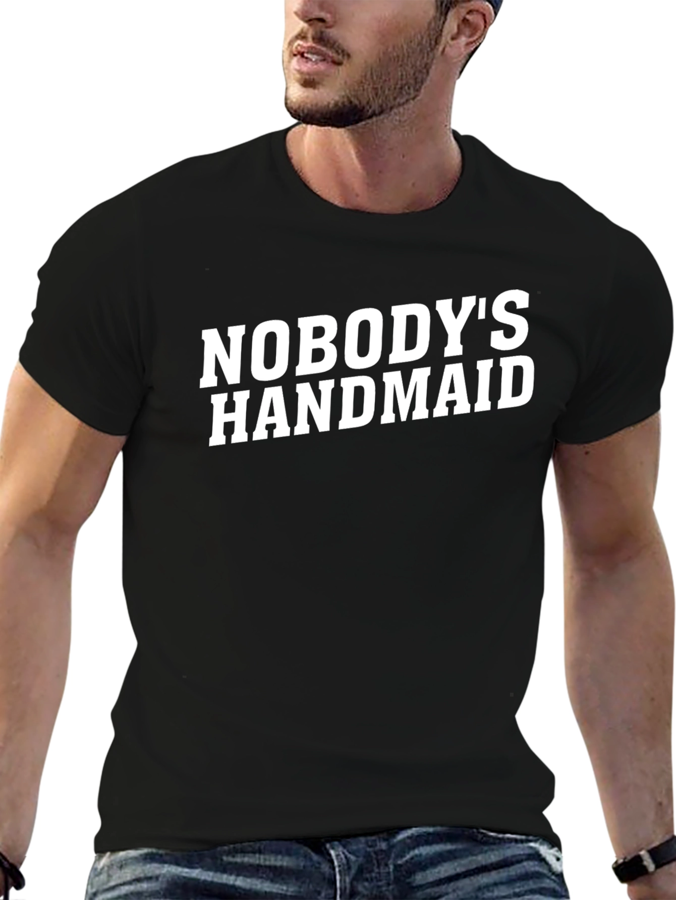 Nobodys Handmaid Black Graphic T-Shirt