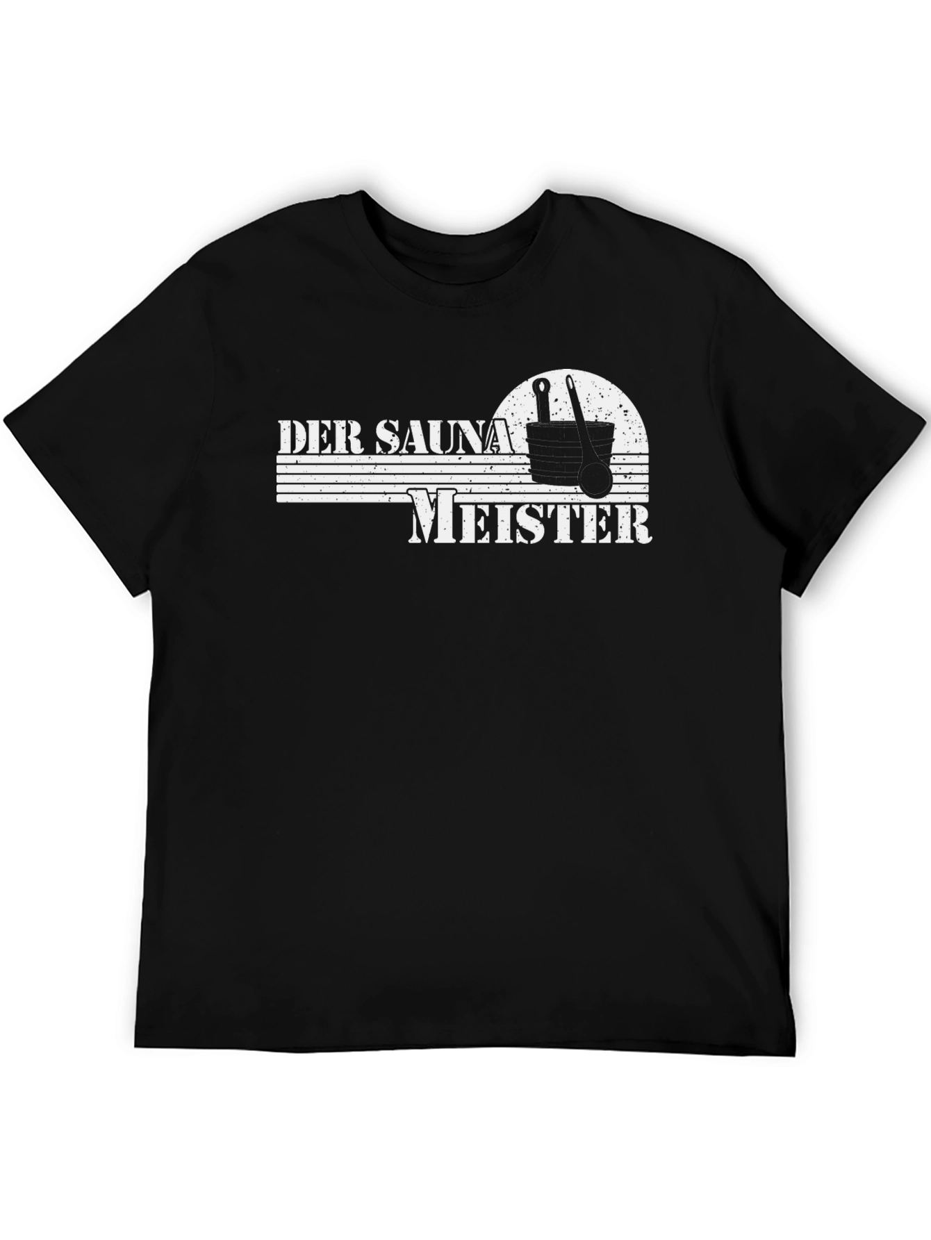 Der Sauna Meister Black T-Shirt
