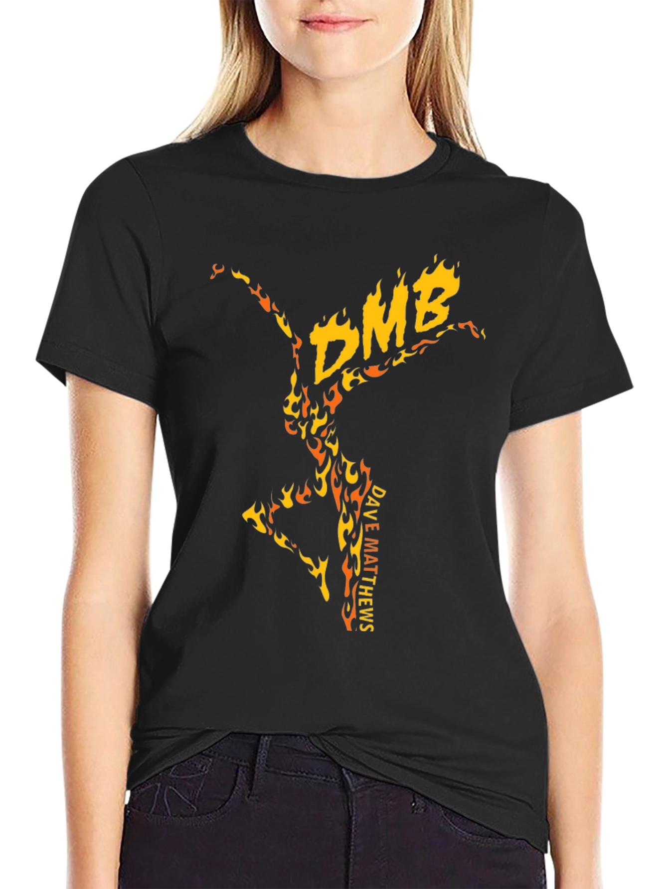 DMB Dave Matthews Band Fire Dancer Graphic T-Shirt