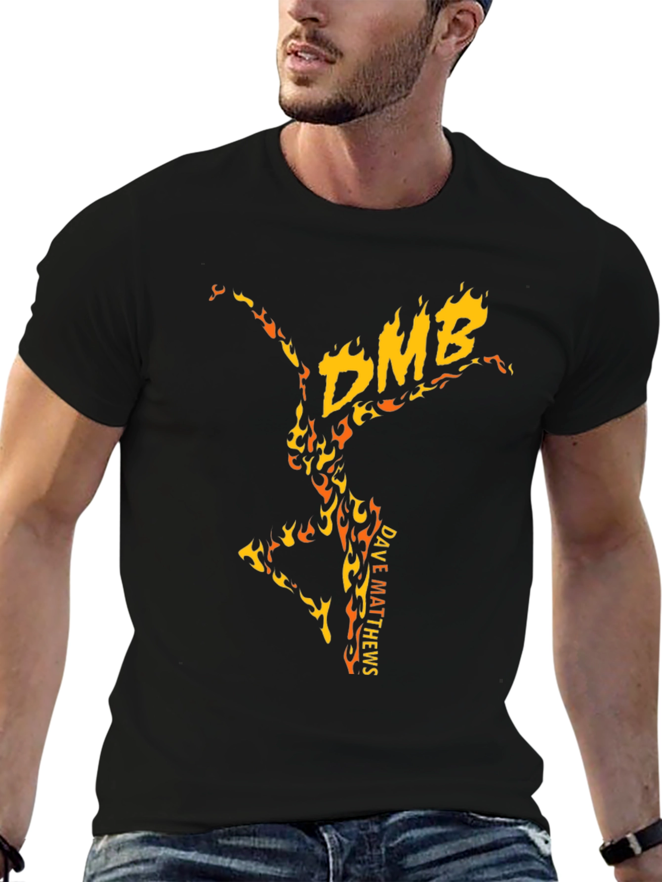 DMB Dave Matthews Band Fire Dancer Graphic T-Shirt