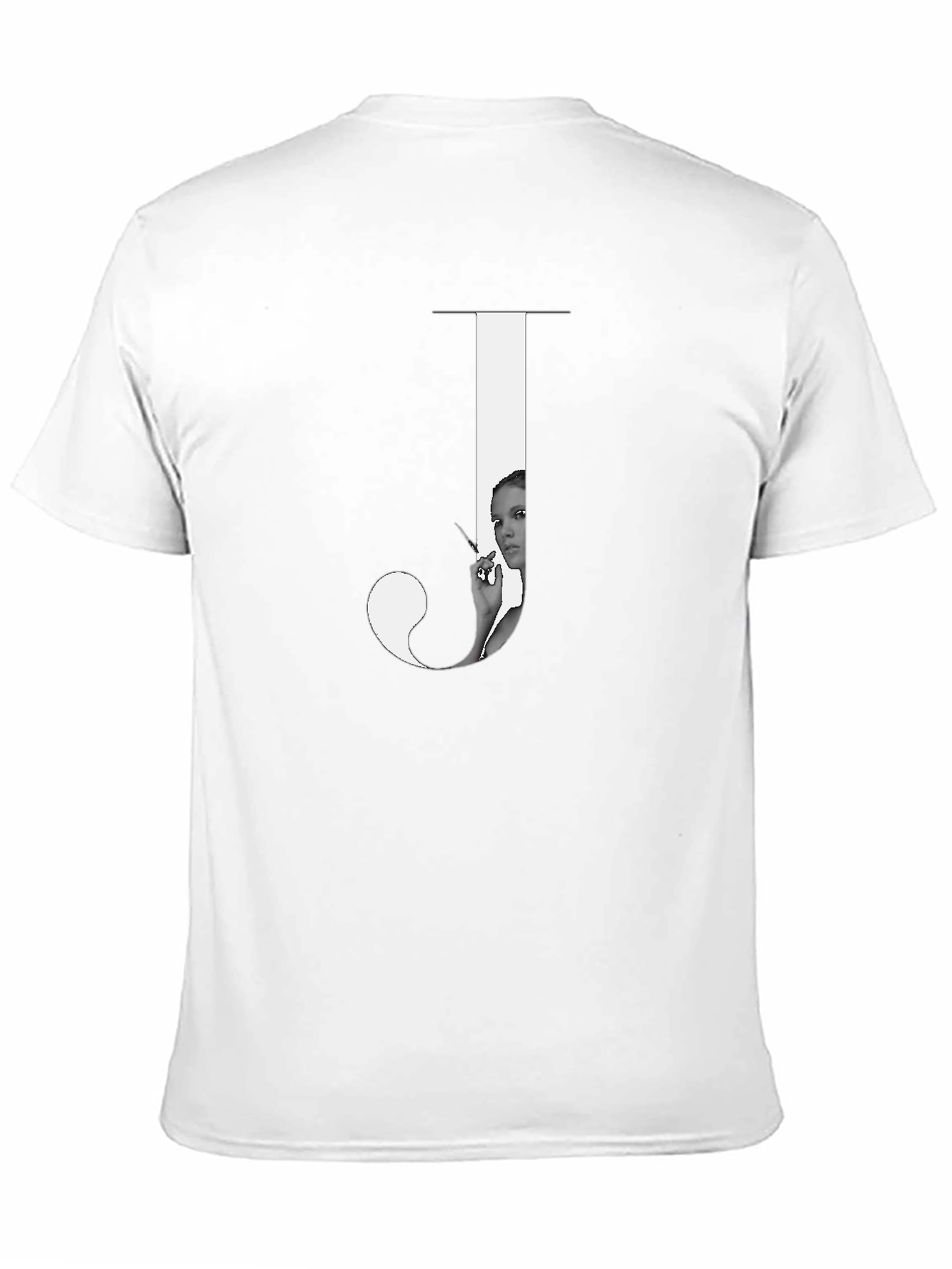 Letter J Graphic Print Tee