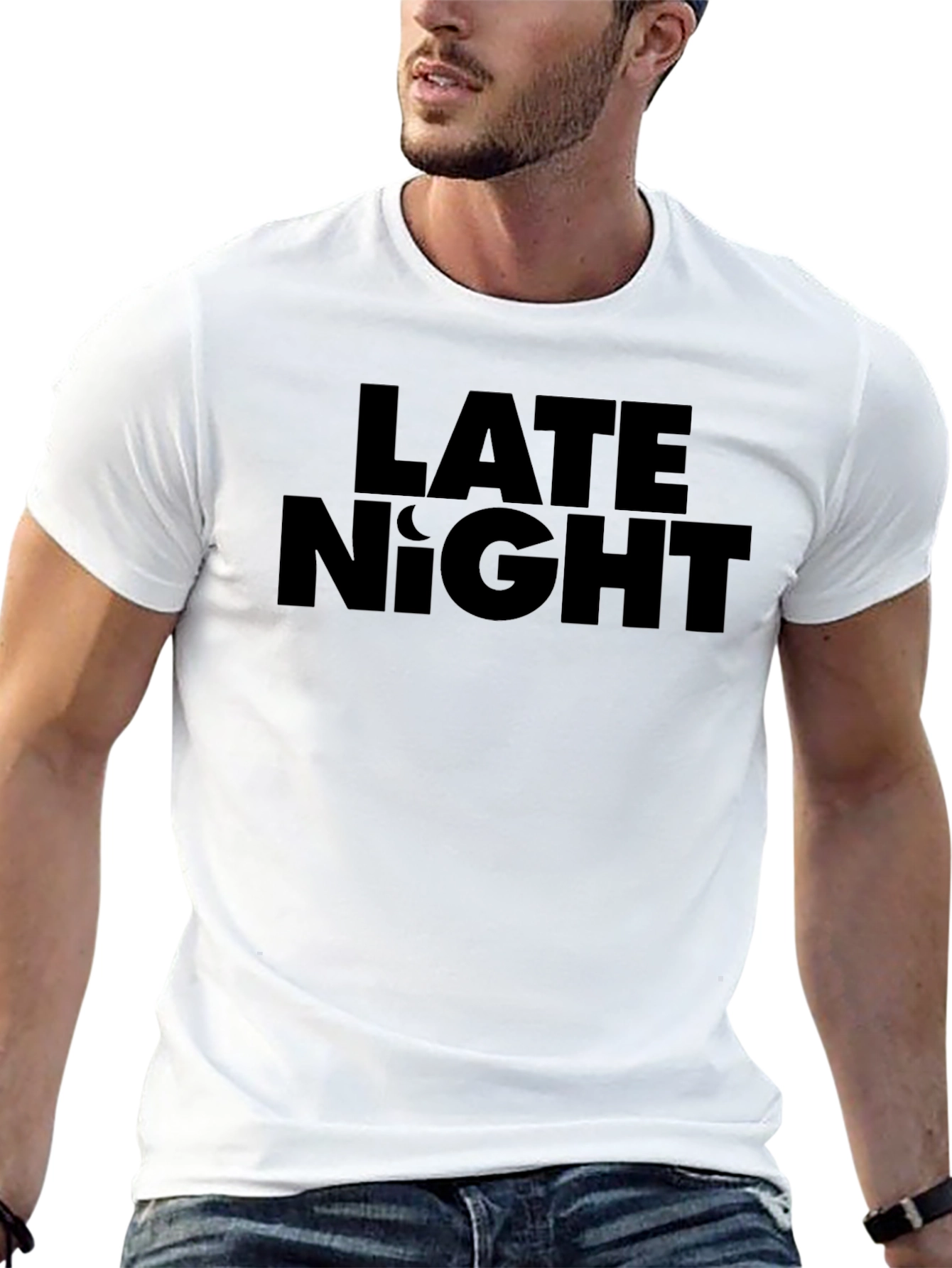 Late Night Graphic Tee - Casual Style