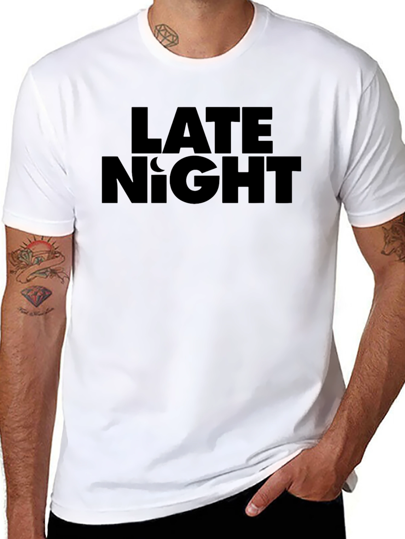 Late Night Graphic Tee - Casual Style
