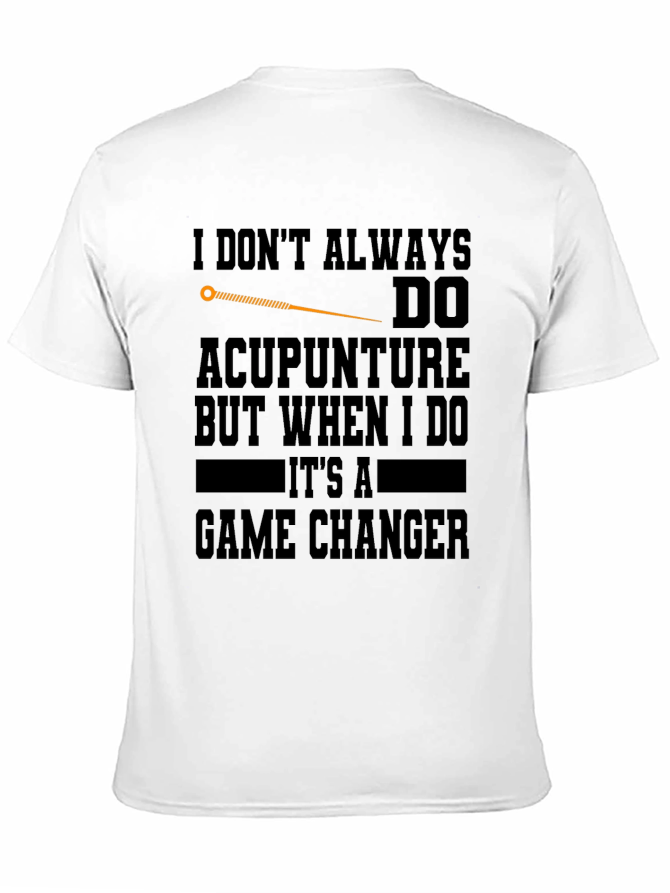 Acupuncture Game Changer Black T-Shirt