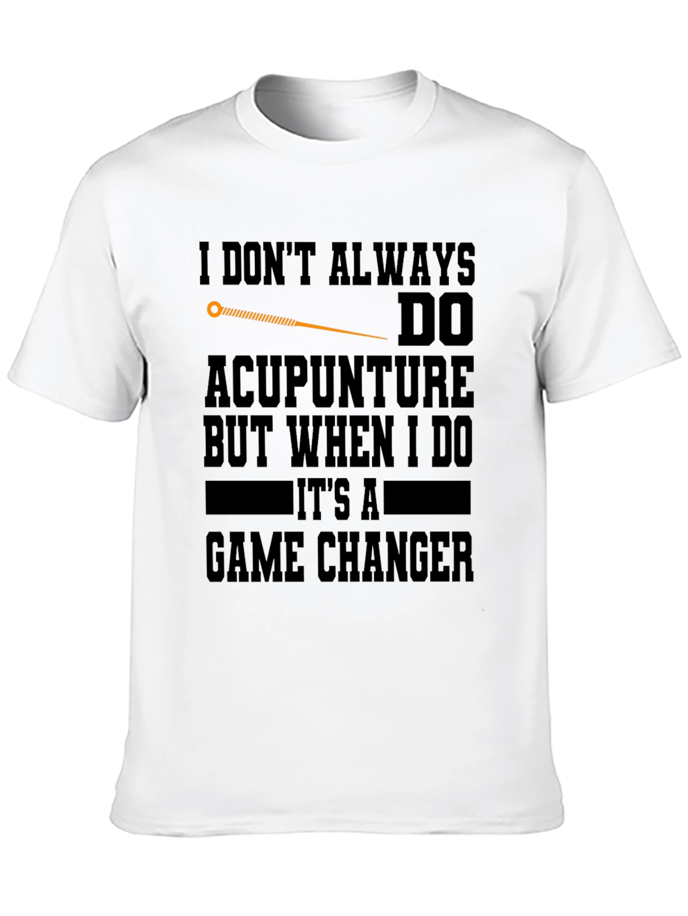 Acupuncture Game Changer Black T-Shirt