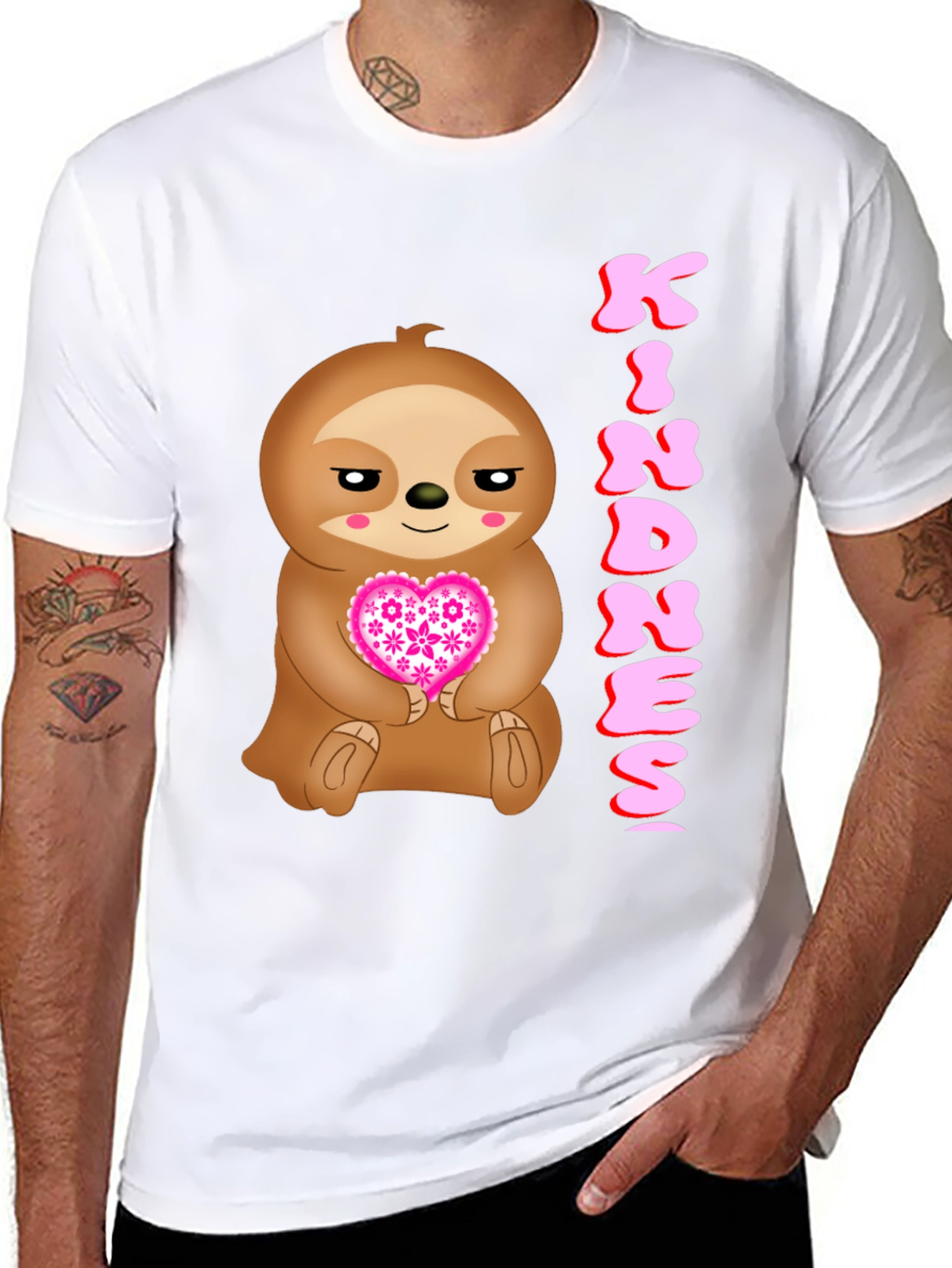 Kindness Sloth Graphic Tee