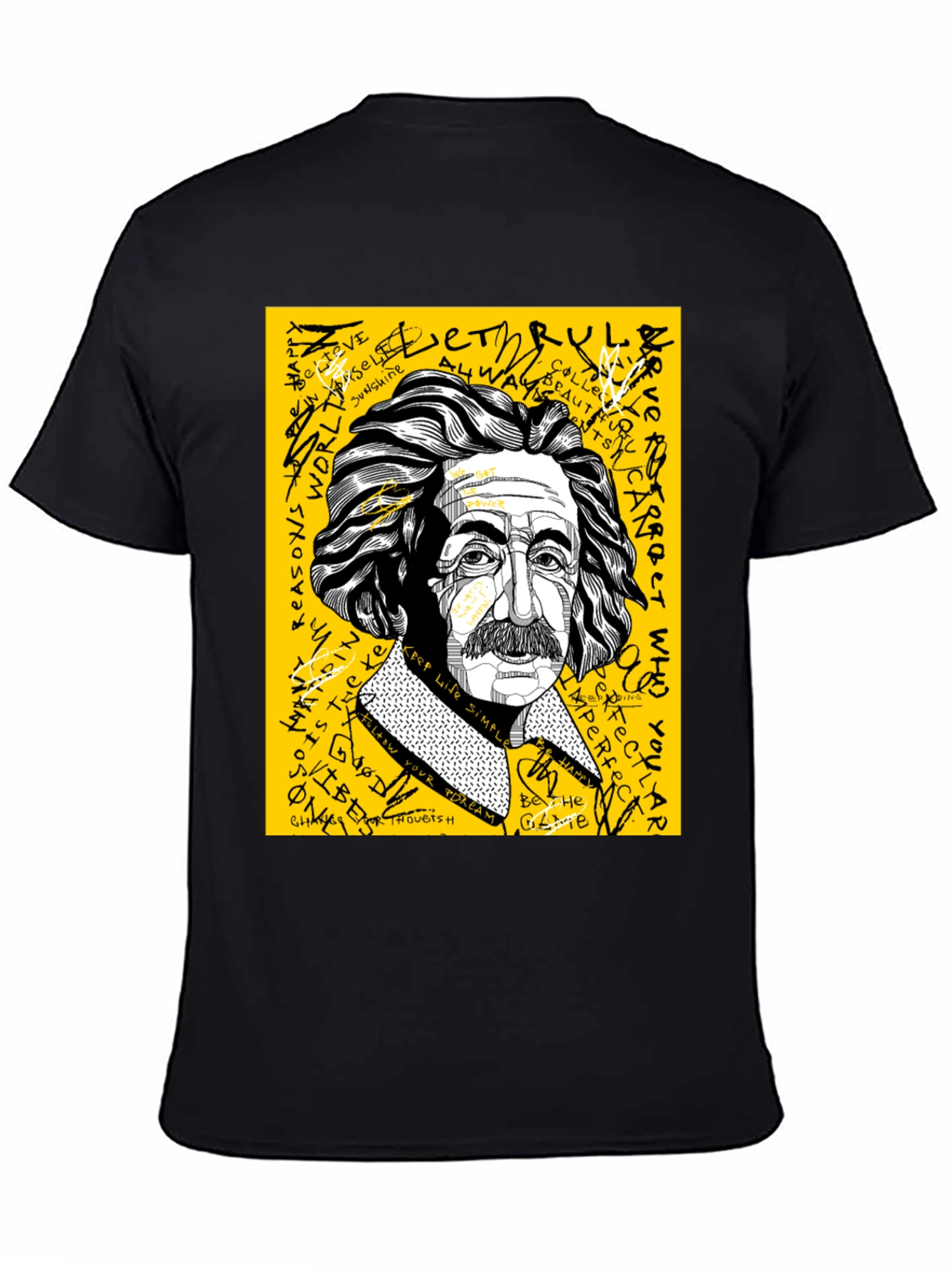 Einstein Graphic Print Mens T-Shirt