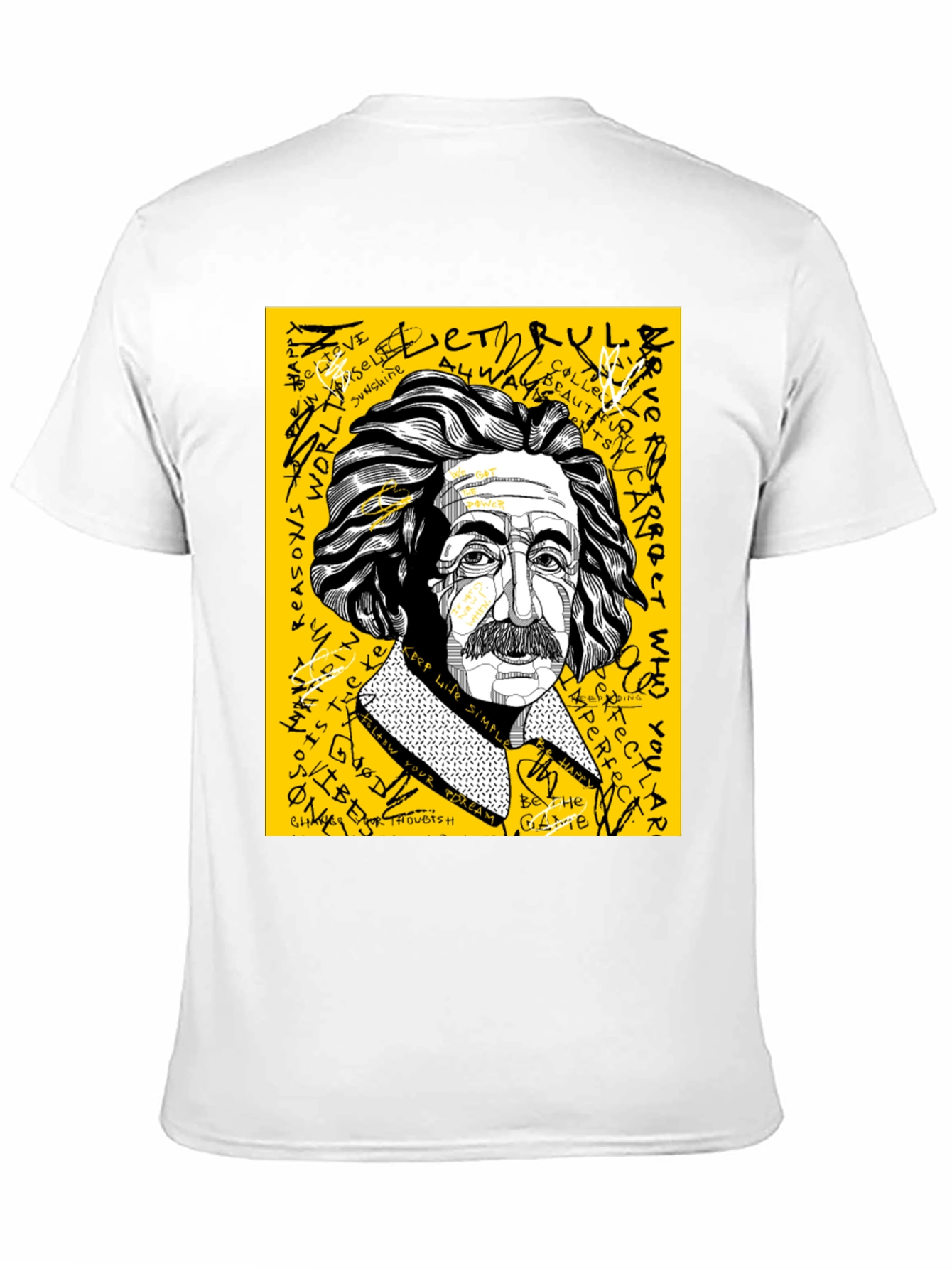 Einstein Graphic Print Mens T-Shirt