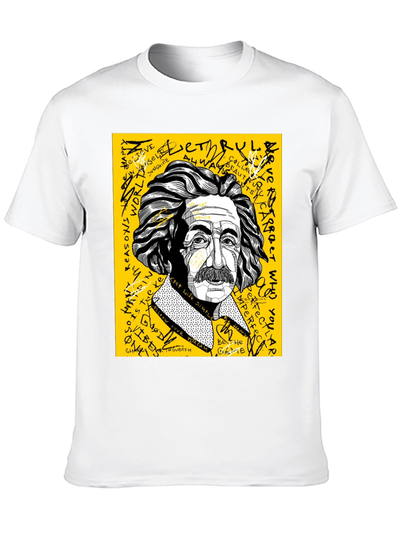 Einstein Graphic Print Mens T-Shirt
