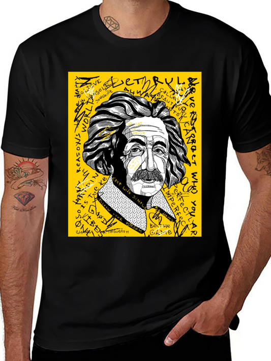 Einstein Graphic Print Mens T-Shirt