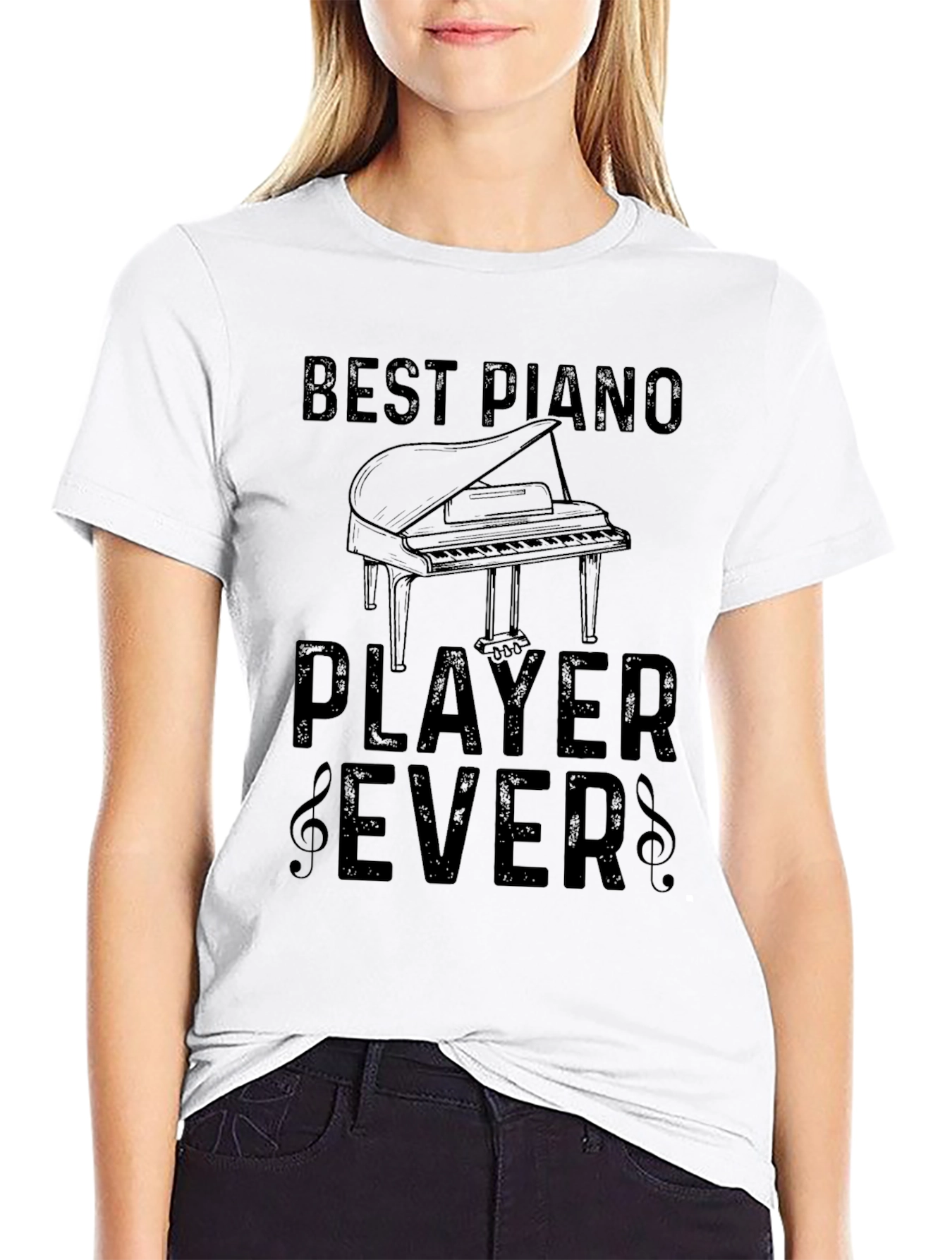 Best Piano Player Ever Graphic T-Shirt