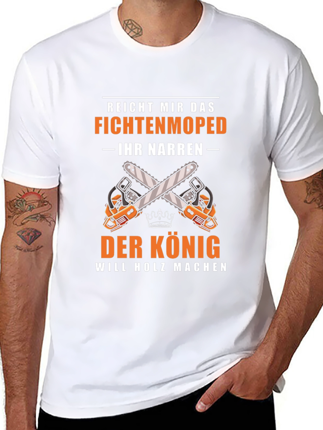 Fichtenmoped Graphic T-Shirt - Der König