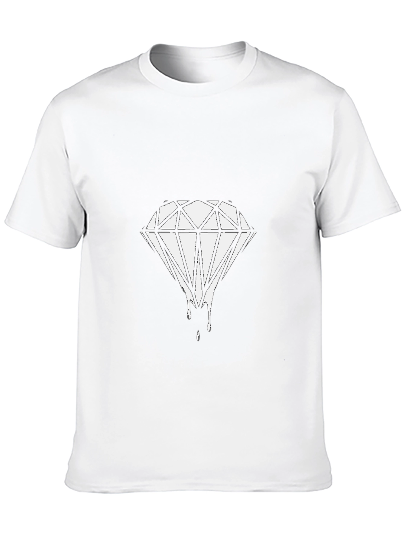 Diamond Drip Black T-Shirt - Urban Style