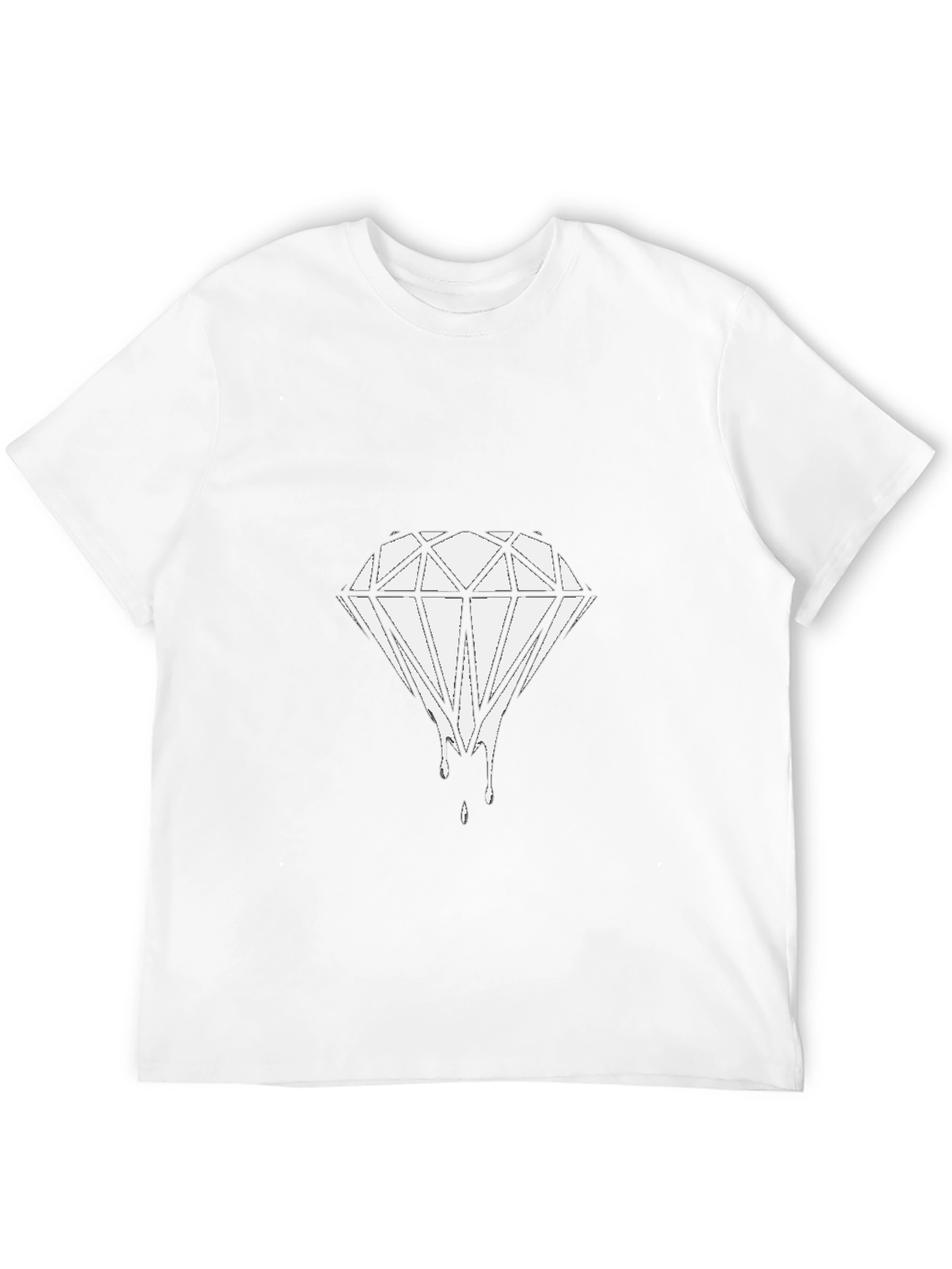 Diamond Drip Black T-Shirt - Urban Style