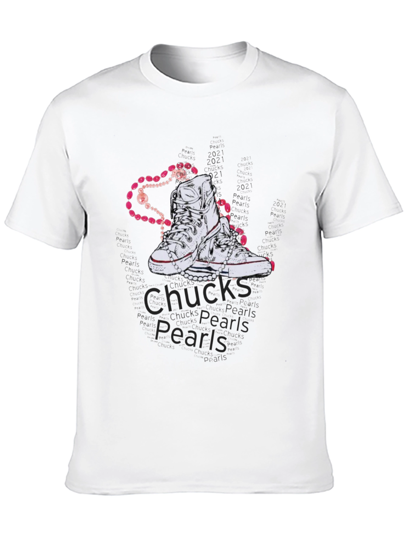 Chuck and Pearls Graphic T-Shirt